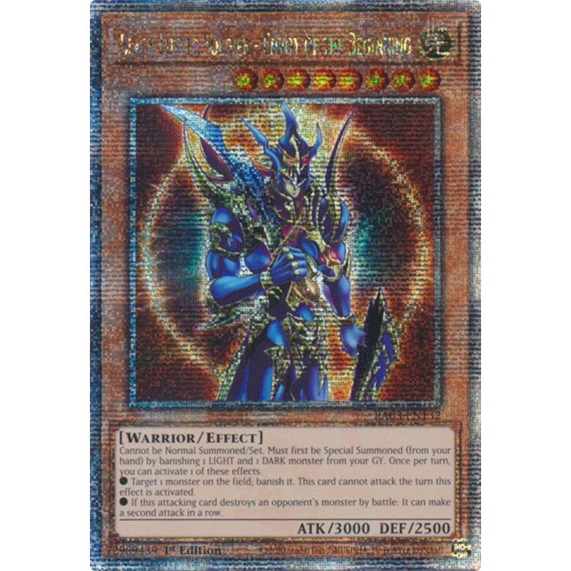 Black Luster Soldier – Envoy of the Beginning (Quarter Century Secret Rare) [RA03-EN132] Quarter Century Secret Rare