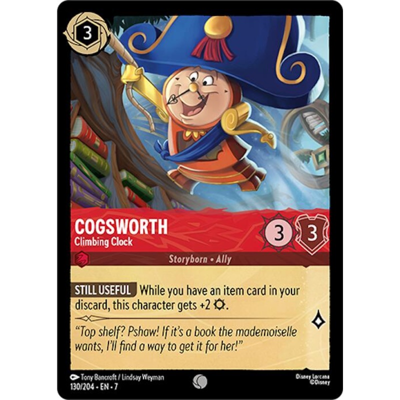 Cogsworth – Climbing Clock (130/204) [Archazia’s Island]