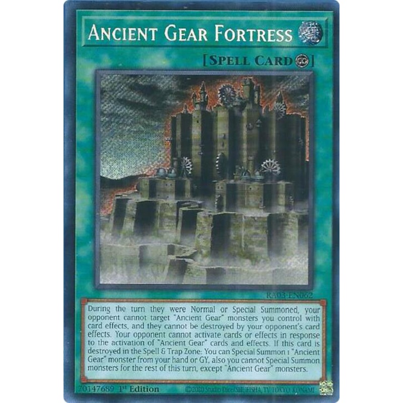 Ancient Gear Fortress (Secret Rare) [RA03-EN062] Secret Rare