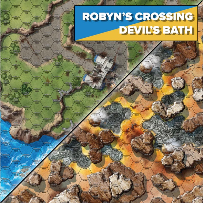 BattleTech – Tukayyid: Robyn’s Crossing/Devil’s Bath Battlemat