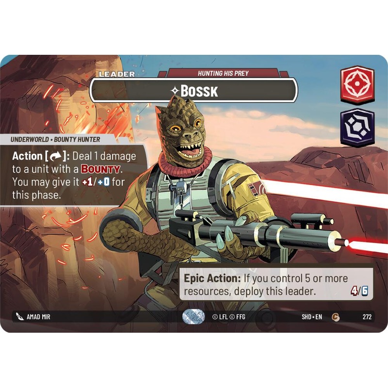 Bossk – Hunting His Prey (Showcase) (272) [Shadows of the Galaxy]