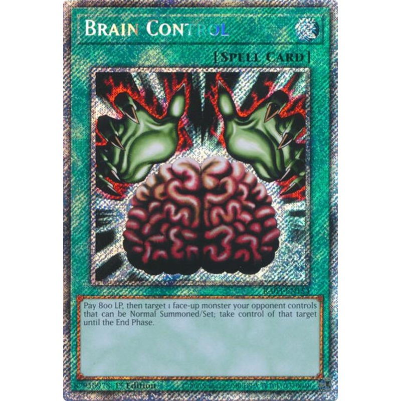 Brain Control (Platinum Secret Rare) [RA03-EN154] Platinum Secret Rare