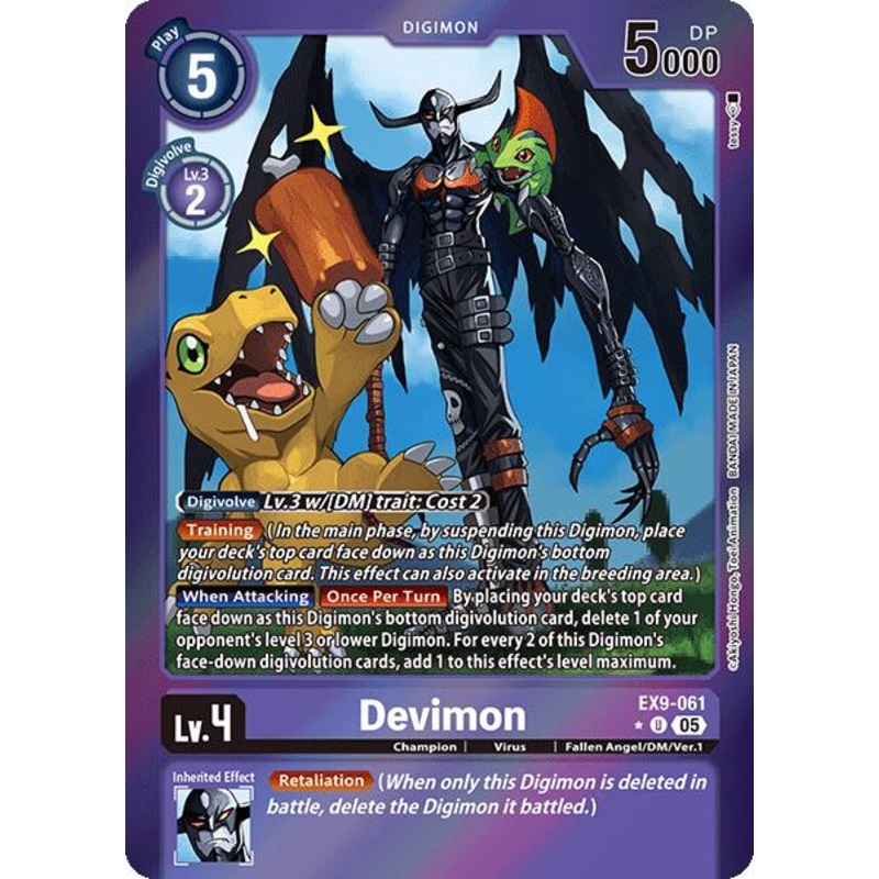 Devimon [EX9-061] (Limited Foil) [Versus Monsters]