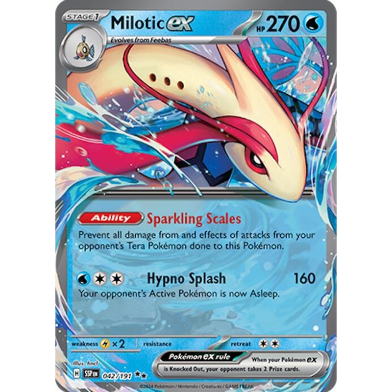 Milotic ex (042/191) [Scarlet & Violet: Surging Sparks]