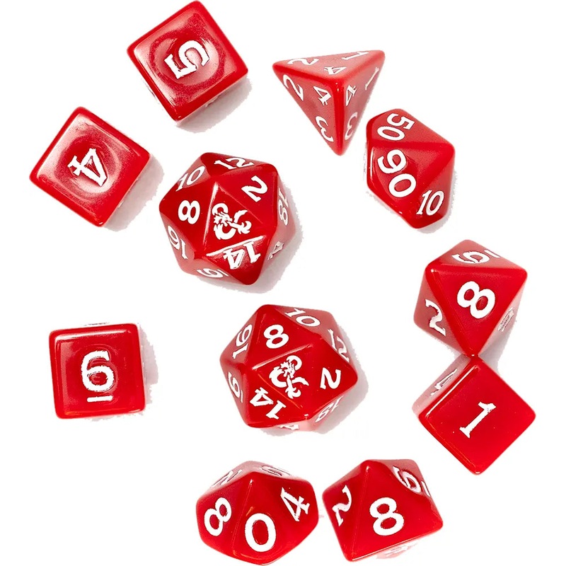 Sirius Dice: D&D New Adventurer Set – Red