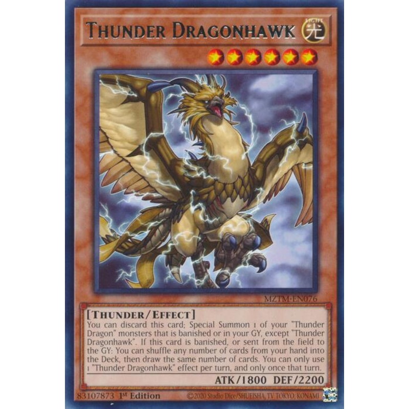 Thunder Dragonhawk [MZTM-EN076] Rare
