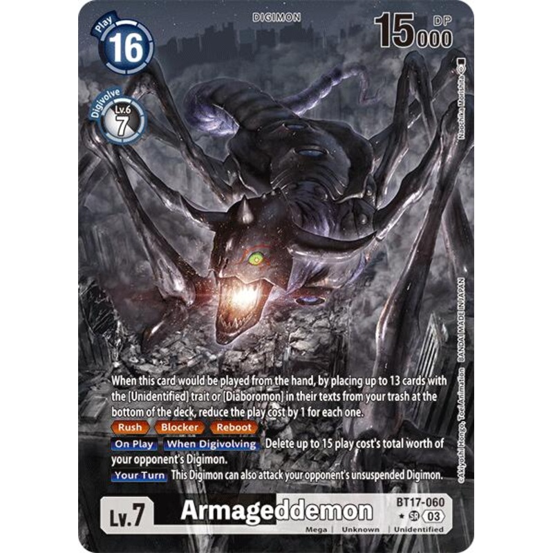 Armageddemon [BT17-060] (Alternate Art) [Secret Crisis]
