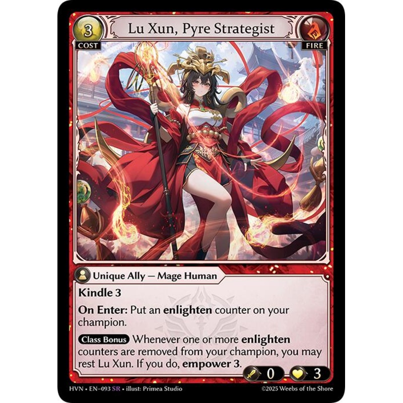 Lu Xun, Pyre Strategist (093) [Abyssal Heaven]