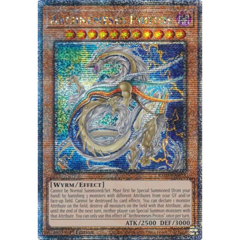 Archnemeses Protos (Quarter Century Secret Rare) [RA03-EN023] Quarter Century Secret Rare