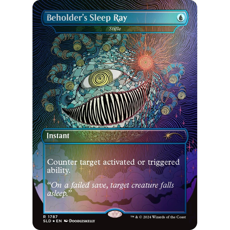 Beholder’s Sleep Ray – Stifle (Rainbow Foil) [Secret Lair Drop Series]