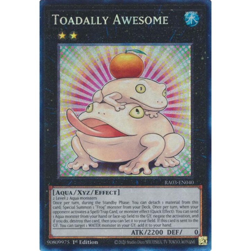 Toadally Awesome (CR) [RA03-EN040] Prismatic Collector’s Rare