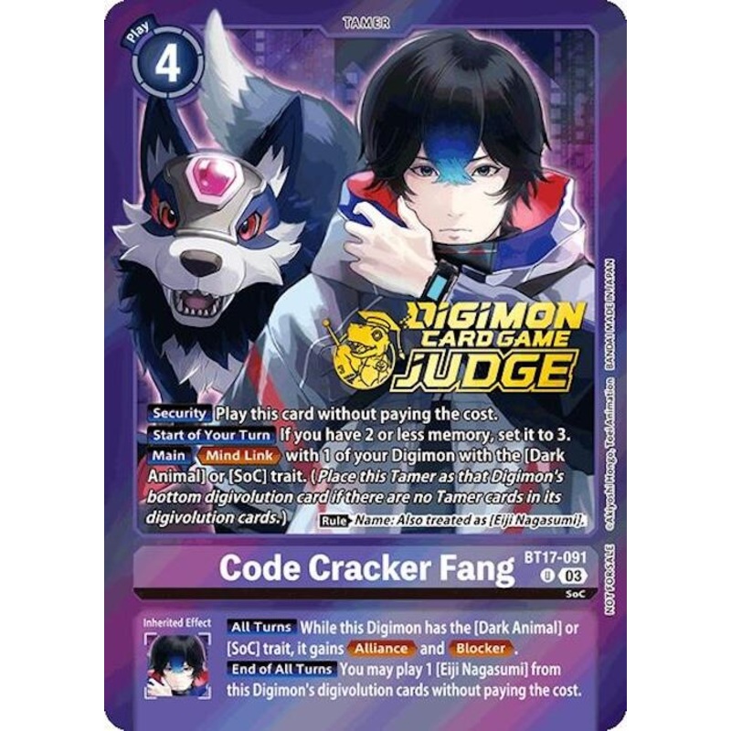 Code Cracker Fang [BT17-091] (Judge Pack 6) [Secret Crisis]