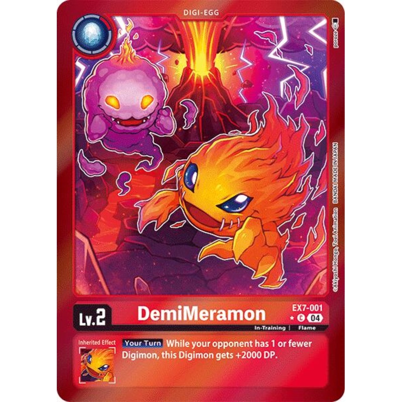 DemiMeramon [EX7-001] (Foil) [Digimon LIBERATOR]