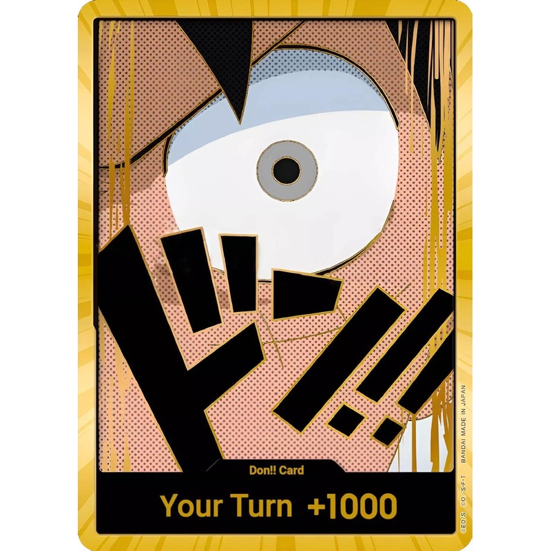 DON!! Card (Luffy) (Gold) [Premium Booster -The Best-]