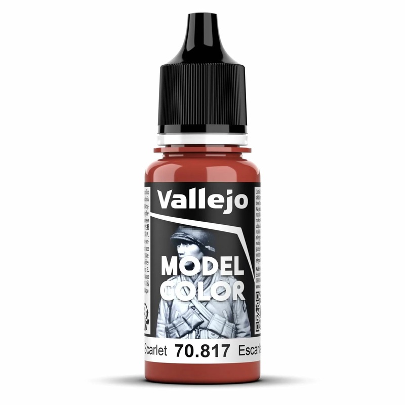 Vallejo Model Colour – Scarlet (Single Bottle 18ml)
