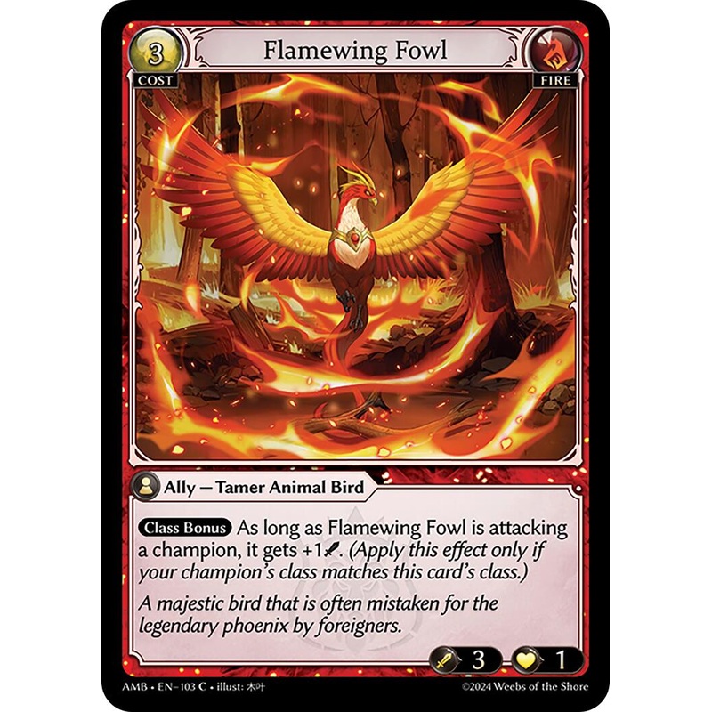 Flamewing Fowl (103) [Mortal Ambition]