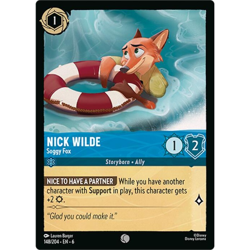 Nick Wilde – Soggy Fox (148/204) [Azurite Sea]