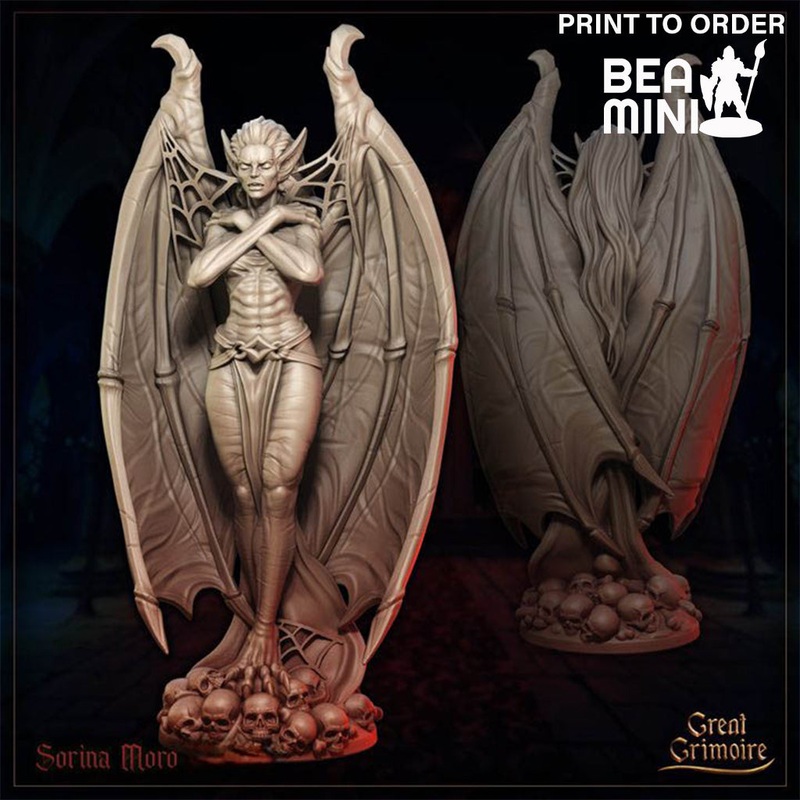 Sorina Moro – Vampire | BeaMini Print to Order Miniatures