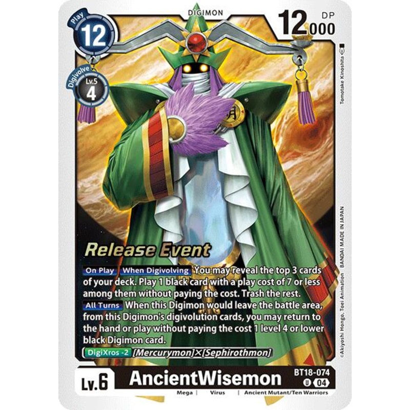 AncientWisemon [BT18-074] [Release Special Booster Ver.2.0 Promos]