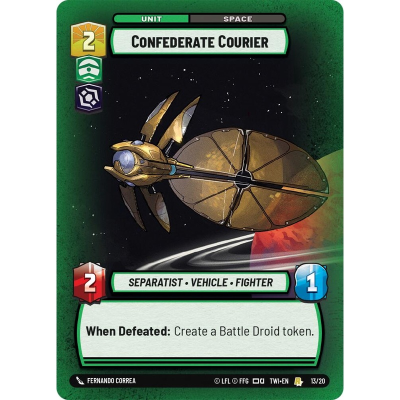 Confederate Courier (13/20) [Twilight of the Republic: Weekly Play]
