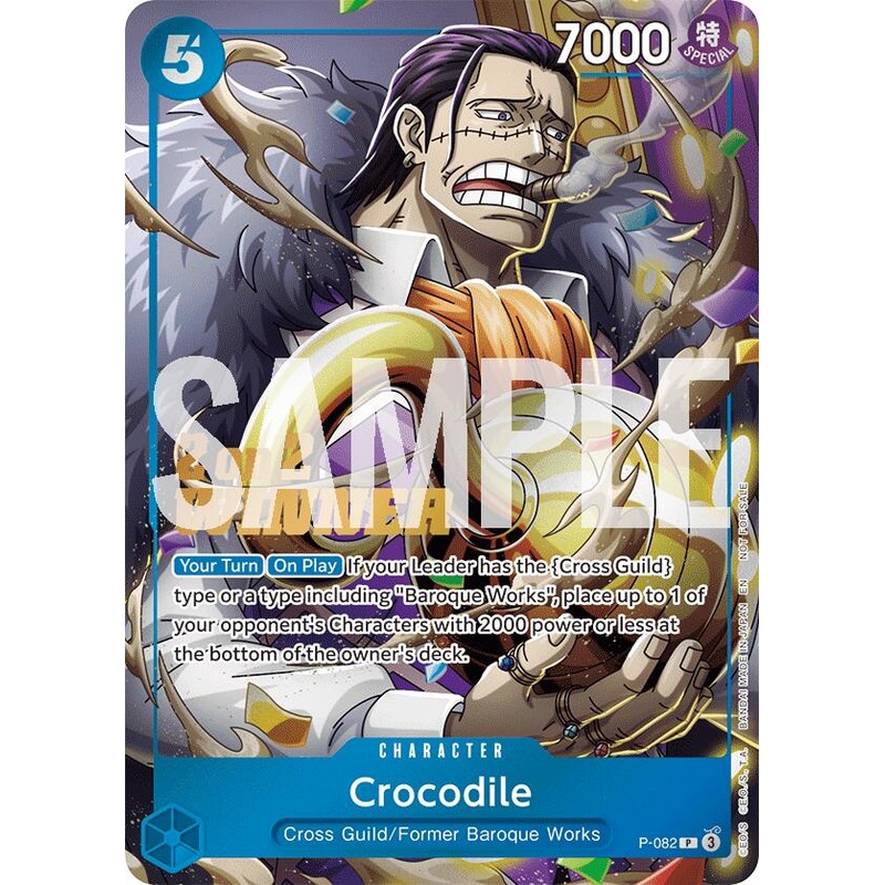 Crocodile (Store 2-on-2 Battle 2025 Winner) [One Piece Promotion Cards]