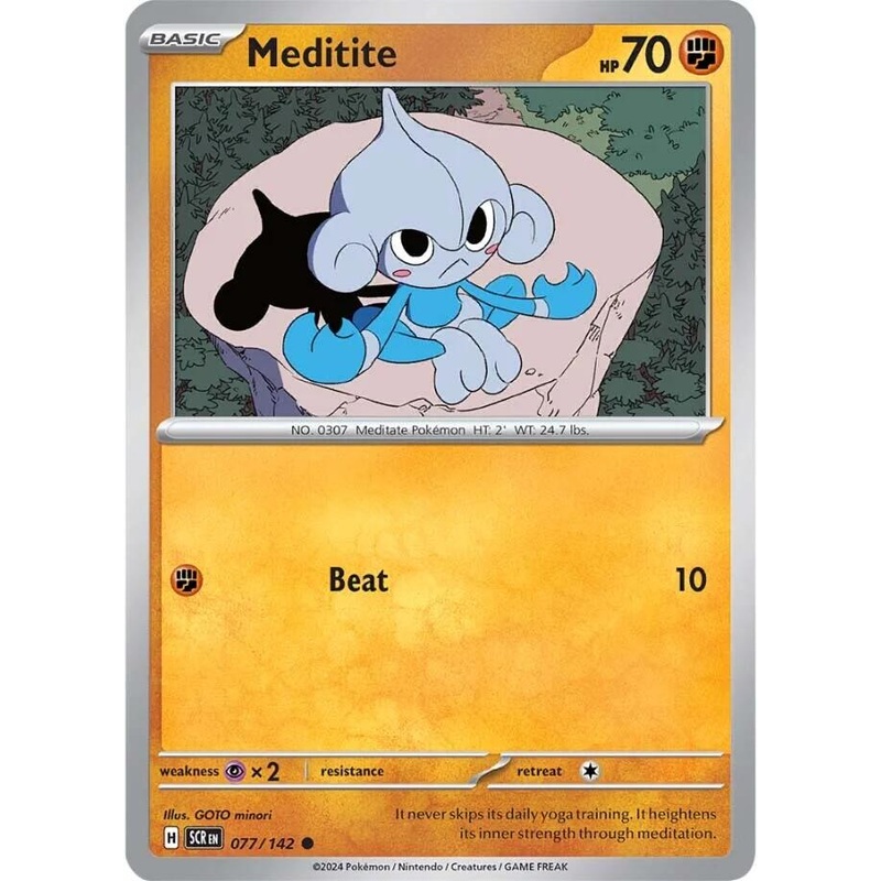 Meditite (077/142) [Scarlet & Violet: Stellar Crown]