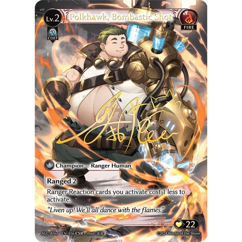 Polkhawk, Bombastic Shot (CSR) (016) [Alchemical Revolution Alter Edition]