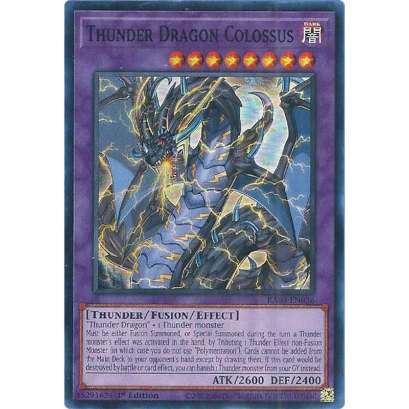 Thunder Dragon Colossus [RA03-EN036] Super Rare