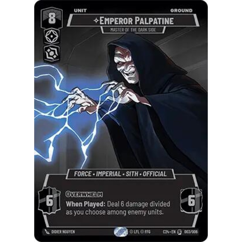 Emperor Palpatine – Master of the Dark Side (003/006) (2024 Convention Exclusive) (003/006) [Miscellaneous]