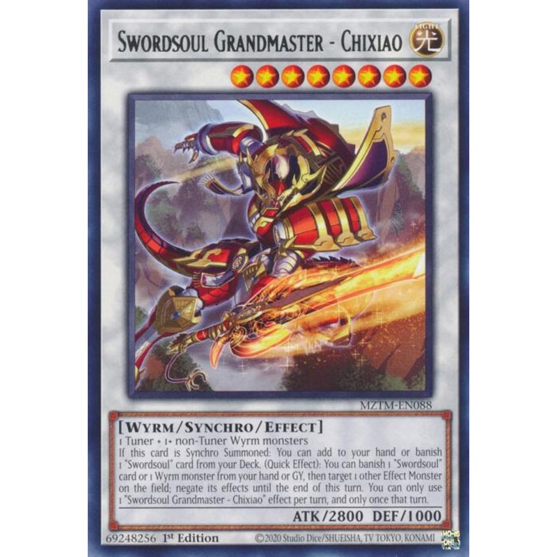 Swordsoul Grandmaster – Chixiao [MZTM-EN088] Rare