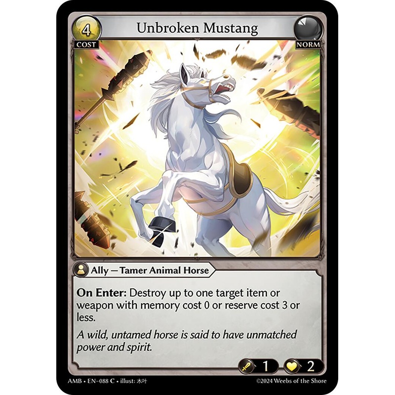 Unbroken Mustang (088) [Mortal Ambition]