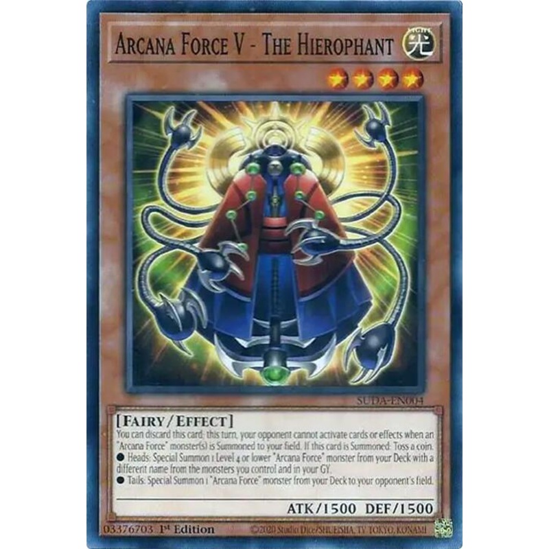 Arcana Force V – The Hierophant [SUDA-EN004] Common
