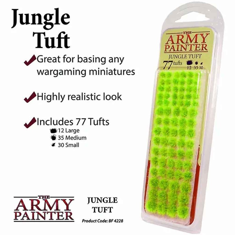 Army Painter Basing Tufts – Jungle Green Tuft