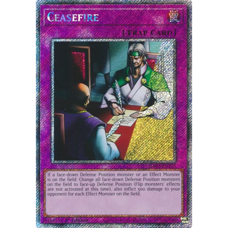 Ceasefire (Platinum Secret Rare) [RA03-EN105] Platinum Secret Rare