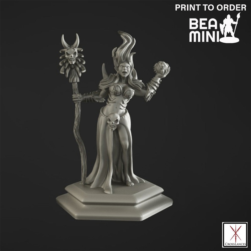 Necromancer | BeaMini Print to Order Miniatures