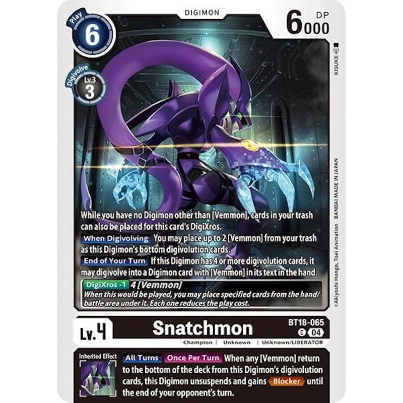 Snatchmon [BT18-065] [Release Special Booster Ver.2.0]