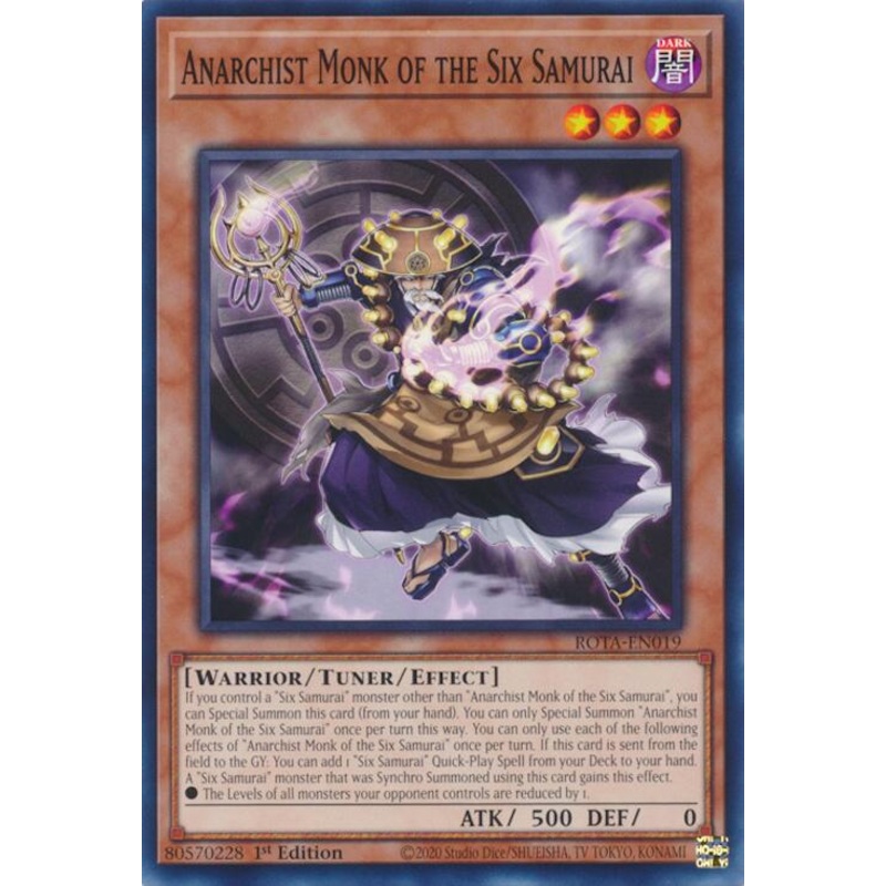 Anarchist Monk of the Six Samurai [ROTA-EN019] Common