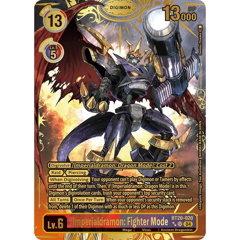 Imperialdramon: Fighter Mode [BT20-020] (Textured) [Release Special Booster Ver.2.5]