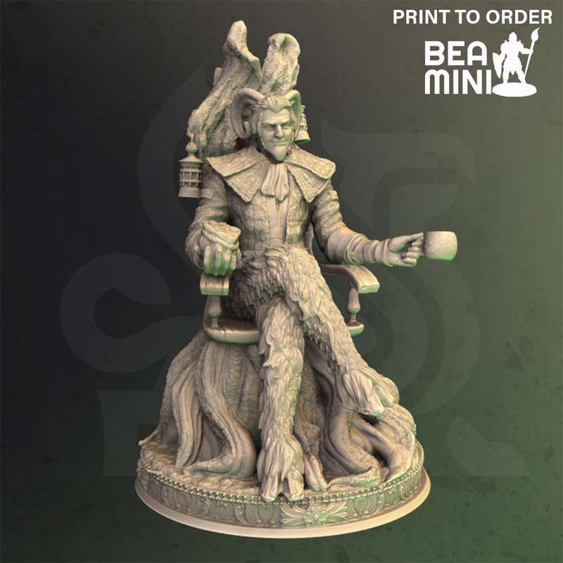 Markamin – Satyr Trickster | BeaMini Print to Order Miniatures