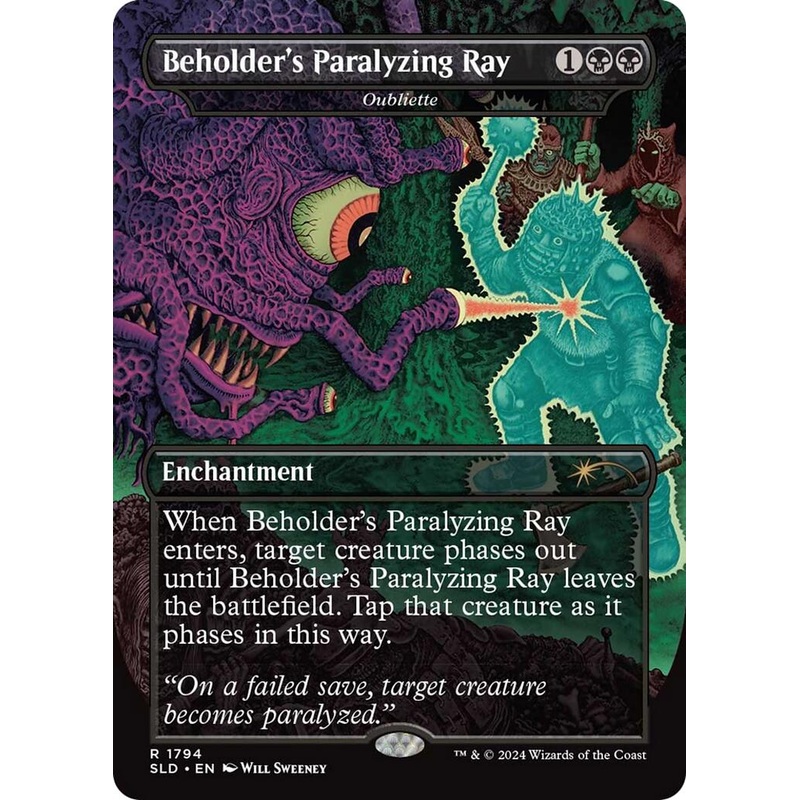 Beholder’s Paralyzing Ray – Oubliette [Secret Lair Drop Series]