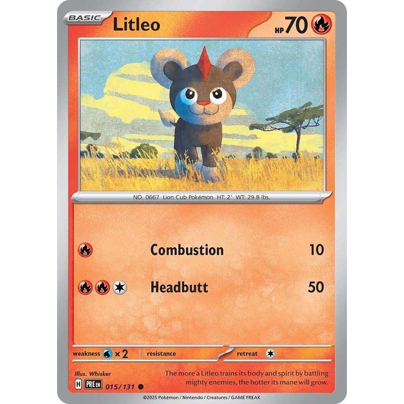 Litleo (015/131) [Scarlet & Violet: Prismatic Evolutions]