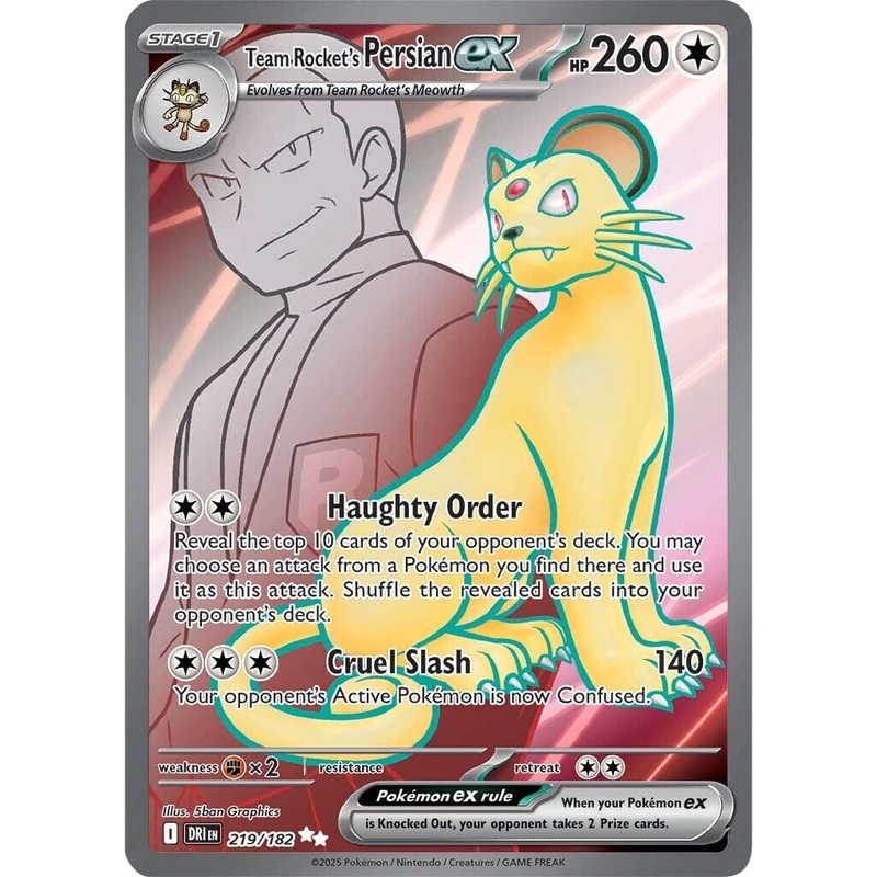 Team Rocket’s Persian ex (219/182) [Scarlet & Violet: Destined Rivals]