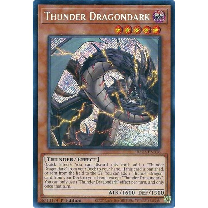 Thunder Dragondark (Secret Rare) [RA03-EN018] Secret Rare