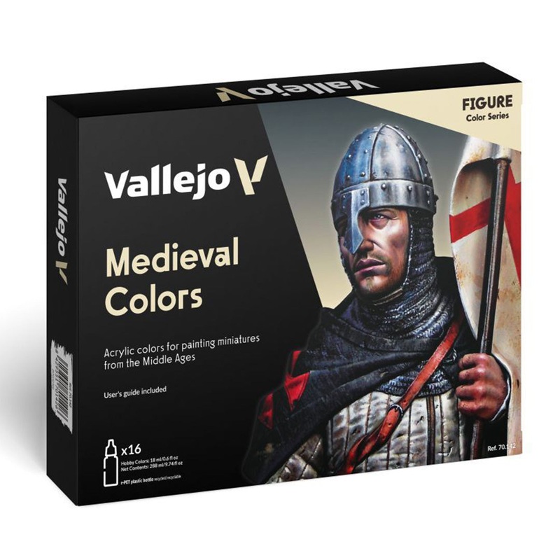 Vallejo: Medieval Colors – 16 Colour Set