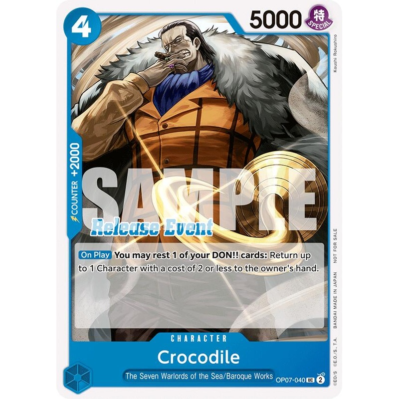 Crocodile (ST15 – ST20 Release Event Pack) [One Piece Promotion Cards]