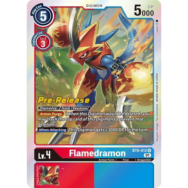 Flamedramon [BT8-012] [New Awakening Pre-Release Cards]