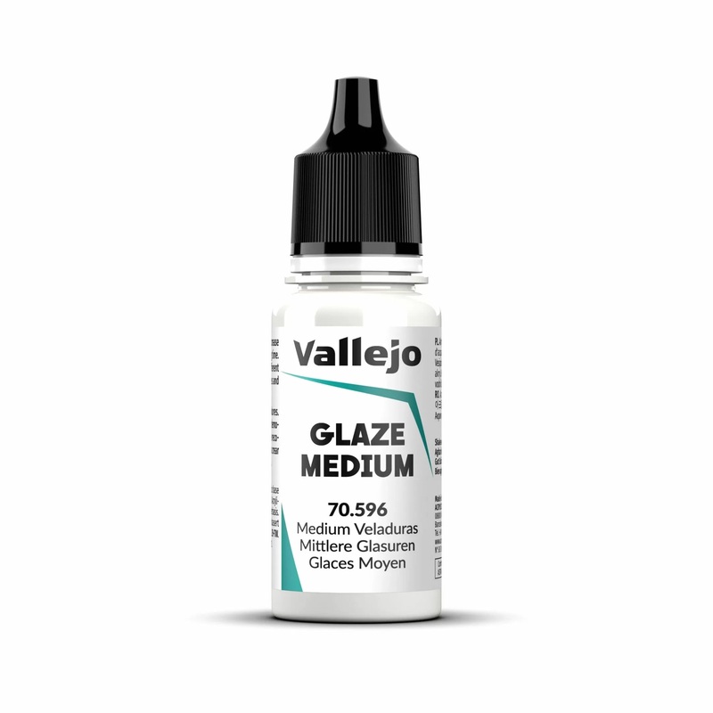 Vallejo – Auxiliaries – Glaze Medium (Single Bottle 18ml)