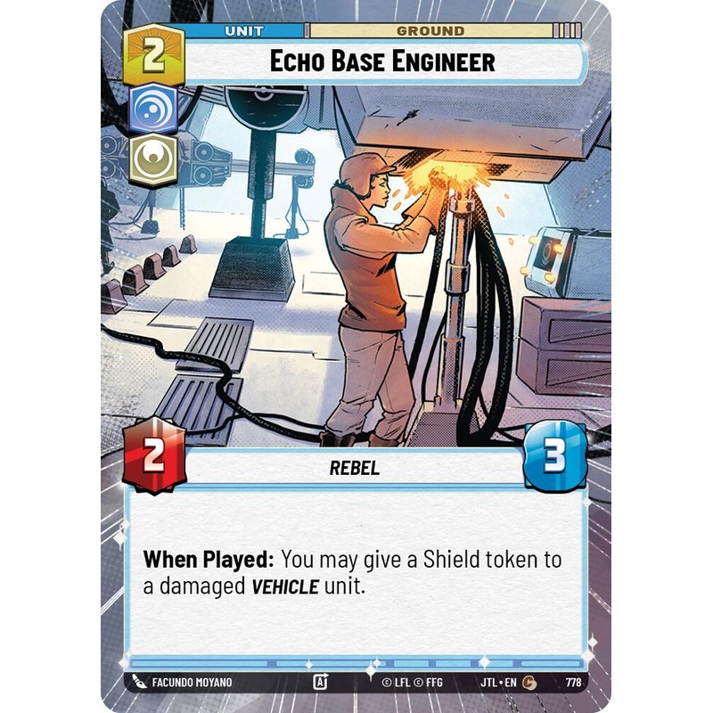 Echo Base Engineer (778) (Hyperspace Foil) (778) [Jump to Lightspeed]