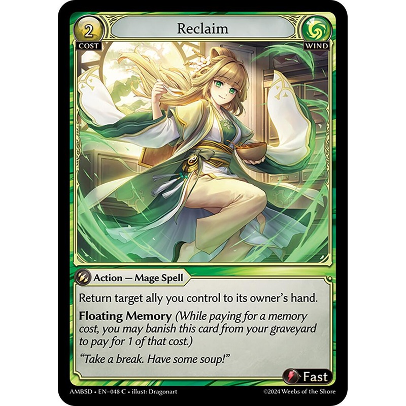 Reclaim (048) [Mortal Ambition Starter Decks]