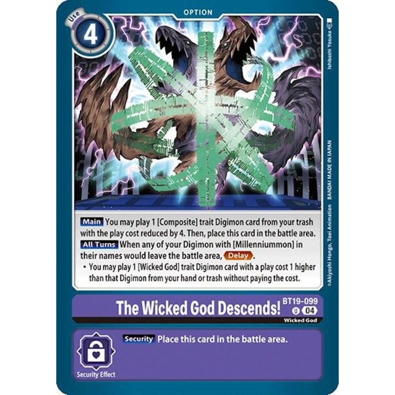 The Wicked God Descends! [BT19-099] [Release Special Booster Ver.2.0]